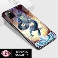 Case Infinix Smart 5 - Casing Infinix Smart 5 Terbaru GRAND88 [ Dragon ] Silikon Infinix Smart 5 - Case Hp Glosy - Cassing Hp - Softcase Glass Kaca - Softcase Infinix Smart 5 - Kesing Infinix Smart 5 - Kondom Hp - Case Terlaris - Case Terbaru