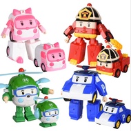 Fast Delivery    The Robot Transforms into a Car.    Poly Toy Car, Children's Toy Car, Police Car, C