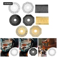[CHiWANji] Coffee Grind Measuring Ruler Coffee Bean Grind Measuring Accessories for Bar Bagua Black