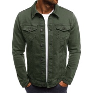 Jaket Denim Lelaki Fesyen Musim Gugur Slim Jaket Lelaki
