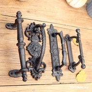 Retro nostalgic European-style Chinese creative personality cast iron craft door handle door handle 