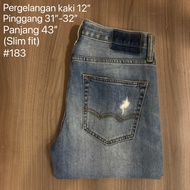 bundle Seluar panjang lelaki/jeans/biru/fesyen/pakaian kasual/men wear/jeans/blue/slim fit/fashion/casual