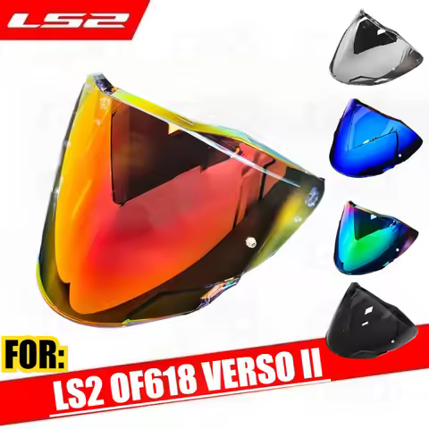 LS2 VERSO II Helmet Lens ls2 OF618 Day and Night Universal Electroplated Lens Visor Helmet Windshiel