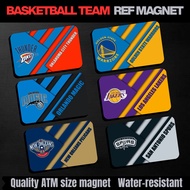 BASKETBALL TEAM V2 Ref Magnet | Souvenir ATM Size | Waterproof, Scratch Proof, & Durable