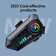 Y10-2X Intercom Helmet Bluetooth Headset 5m 2 Person Intercom Intelligent Voice Helmet Headset