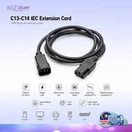 EXTENSION POWER CORD C13 TO C14 POWER EXTENSION CABLE MONITOR IEC EXTENSION CABLE C13 FEMALE TO C14 