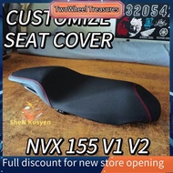 TwoWheel Treasures COVER SEAT YAMAHA NVX 155 V1 V2 SARUNG KUSYEN NVX 155 V1 V2 SARUNG NVX V2 ACCESSO