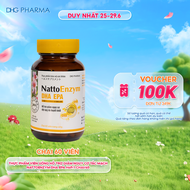 TPCN NattoEnzym DHA EPA Hỗ trợ giảm nguy cơ đột quỵ do huyết khối 1 chai x 60 viên - Chính hãng DHG