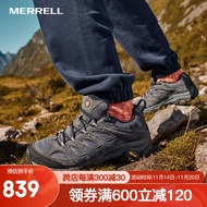 迈乐（Merrell）户外减震徒步鞋MOAB3 GTX防水低帮透气轻量舒适耐磨防滑登山鞋 J035799 灰（男） 42