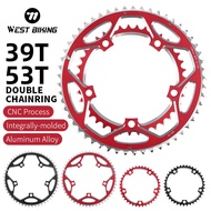 130BCD Double Chainring 39/53T 44/56T Road Bicycle Chainwheel High Strength Chainring For