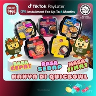 QUICBOWL Instant Food [HALAL] Ramen Makanan Tomyam Spicy Hitam Pedas Curry Mee
