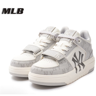 美职棒（MLB）男女情侣款板鞋 增高学长鞋复古老花休闲鞋运动鞋子 纽约洋基队 纽约洋基队/灰色 36