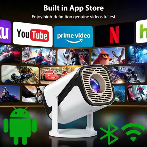 MAOHUTER Z320 Android Smart Projector 1080P Support 4K Bluetooth Wifi Projector For Built-in Speaker