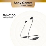 SONY WI-C100 Wireless In-ear Headphone | 25 Hours | Bluetooth | C100
