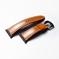 Apple iwatch錶帶/日本馬臀皮真皮錶帶【免費刻名字】蘋果手錶帶