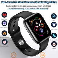 Non-Invasive Blood Glucose Test Smart Watch Heart Rate Blood Pressure Bluetooth Monitoring Smartwatch Dustproof Waterproof Multifunctional Watch