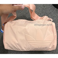 Tas Adidas Mini Duffle Bag 3D Logo Original 100% Pink Peach (Limited)