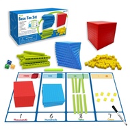 Base Ten Blocks for Math Math Toys Manipulatives Blocks Educational Toys Preschool Learning Counting