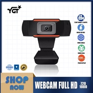USB WEBCAM high solution 720HD for Desktop/Laptops Black webcamera