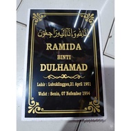 Mass Tombstone Size 30x20 Cm | Custom Name Tombstone