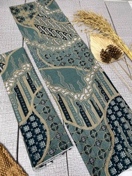Kain Batik Meteran Modern Bahan Katun Panjang 2 Meter Batik Printing Motif Bambu Wulung Kain Bahan B