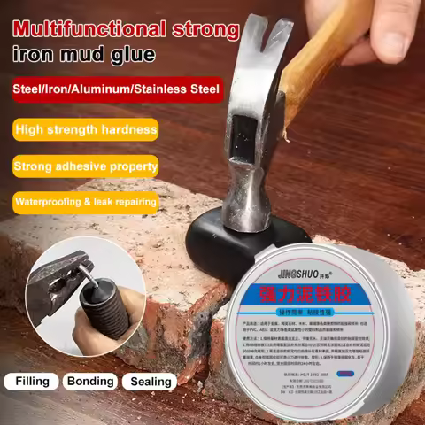 Strong mud Iron Glue Waterproof Leak Repair metal welding adhesive Repair Plastic Steel Mud Iron Glu
