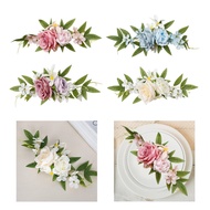 [yiodusi] Wedding Arch Flower Welcome Sign Decoration Flower Romantic Aisle Bench Flower