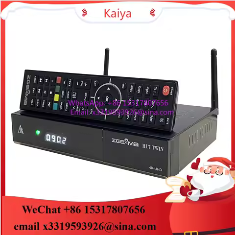 HEVC/H.265 4 k satellite tv decoder zgemma h 17 twin dvb s 2 + dvb s 2 CI plus/CA