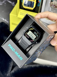 นาฬิกาข้อมือ Caio Vintage X Pac-Man ฉลองครบรอบ 45 ปี A168WEPC-7A F-91WPC-1A CA-53WPC-1B และ ABL-100W