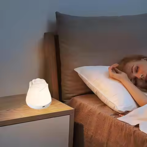 Rose Flower Lamp Dimmable Nursery Nightlight For Kids Flower Lamp Energy Efficient Nursery Night Lig