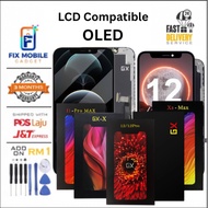 GX OLED LCD Compatible for IPhon X XS XR Max 11 Pro Max high quality LCD Touch Screen [ Fix Mobile G