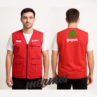 Latest - Gojek Vest Online Motorcycle Taxi Vest/ Latest Men's Transportation Vest/ Latest Gojek Ojek