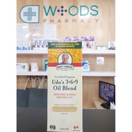 WOODS PHARMACY (EXP: 28/12/2024) Udo's 3•6•9 Oil Blend 500ml - (delivered with ice pack)