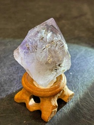 Backbone Hexagonal Raw Ore 💯 Natural Purple Titanium Crystal Backbone 🆓 Includes Free Base骨干六角原矿💯天然紫