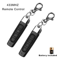 Wireless 433Mhz Remote Control Copy Code Remote 4 Channel Electric Cloning Gate Garage Door Auto Keychain