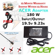 Acer NEW 180W 5.5*1.7 Laptop Adapter compatible with Acer Nitro 5 notebook AN515/AN517 series AN515-