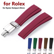 Watch Band for Rolex Oyster Datejust DAYTONA SUBMARINER GMT 20mm Waterproof Rubber Watchband Band Me