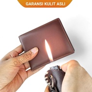 Men's Leather Wallet 100% Original Genuine Garut Leather Dompet Lelaki Kulit Original