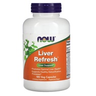 NOW Foods, Liver Refresh, Liver Detoxifier & Regenerator, Liver Detox, Liver Cleanse  90 Veg Capsule