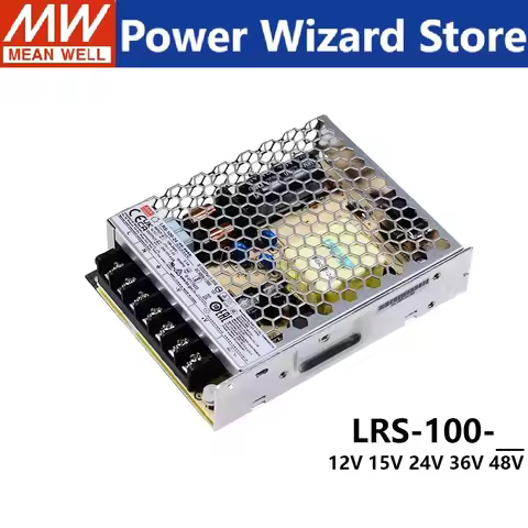 MEAN WELL LRS-100-5 LRS-100-12 LRS-100-15 LRS-100-24 LRS-100-36 LRS-100-48 100W single output power