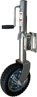 Trailer Jack Wheel - Bolt-On Swivel Tongue Jack, Swivel Trailer Jockey Wheel, Heavy Duty Boat Traile