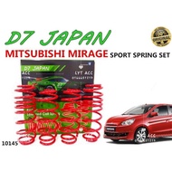 MITSUBISHI MIRAGE / MITSUBISHI ATTRAGE D7 Japan Sport Lower Spring