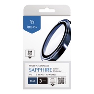 IMOS ฟิล์มกระจกเลนส์กล้อง Sapphire Len Protector Stainless ใช้สำหรับ iPhone 17 Series แหวนกันรอยเลนส