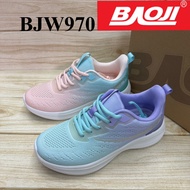 BAOJI BJW 970 รองเท้าผ้าใบ ผู้หญิง size37-41 สีฟ้าม่วง/ชมพูฟ้า