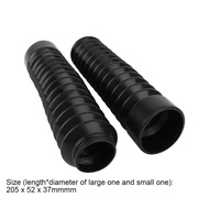 2x Universal Motorcycle Bike Rubber Front Fork Cover Gaiters Boots GLF Fork Cover Front Fork Cover F
