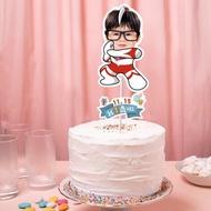 奧特曼 蛋糕插牌 點心插牌 Q版人物 生日立牌 生日週歲派對