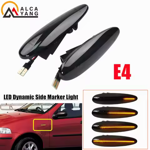 2pcs For Fiat Palio Albea Croma II Bravo Marea Maserati 4200 Grandsport Led Dynamic Side Marker Turn