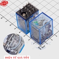 HH54P MY4NJ Intermediate Relay, Glass Relay 12VDC 3A 4PDT 14 Pins Electronic 886