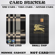 [ Burberry ] Touch n Go Card Sticker Cover TNG / MASTER / VISA / CREDIT/ DEBIT CARD