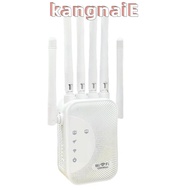 KANGNAI WiFi Extender, Dual Band 300Mbps/1200Mbps Wifi Repeater, Portable Plastic 6 Antenna 2.4G 5G 